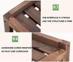 Housse De Climatiseur En Bois Massif, Stores, Housse De Climatiseur Extérieur, Dispositif De Condensation, Clôture De Confidentialité Extérieure, Poubelle, Coquille Flo