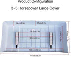  Housse Universelle Pour Climatiseur Extérieur – Protection Résistante Aux Intempéries Pour Mini Unités Séparées, Protection Toutes Saisons De 110 Cm, Protection Pour Unité De Climatisation Pour Une