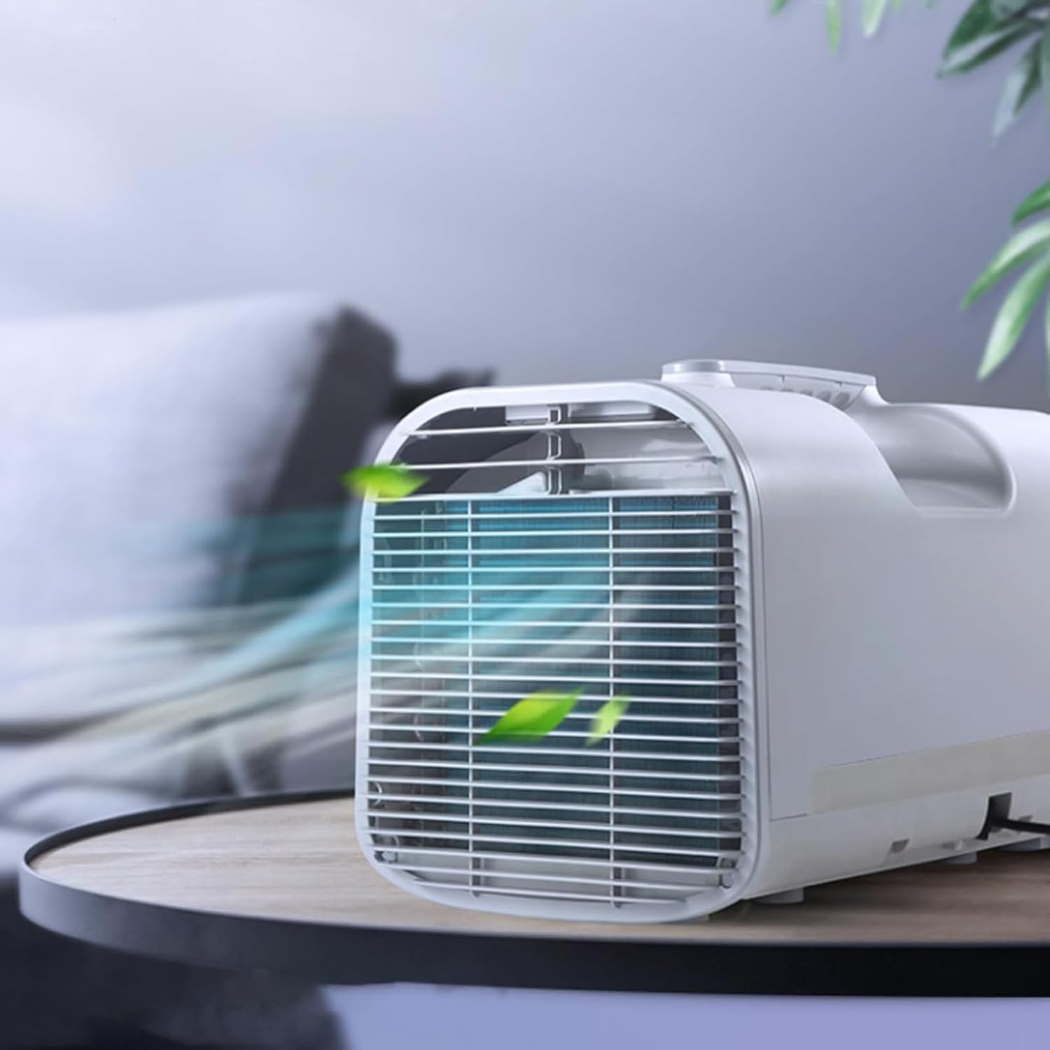 GENERIC Petit Climatiseur - Rafraîchisseur D'air Portable Pour Le Camping, La Maison, Le Bureau Et Le Camping-Car - Ventilateur Rafraîchisseur D'air Personnel