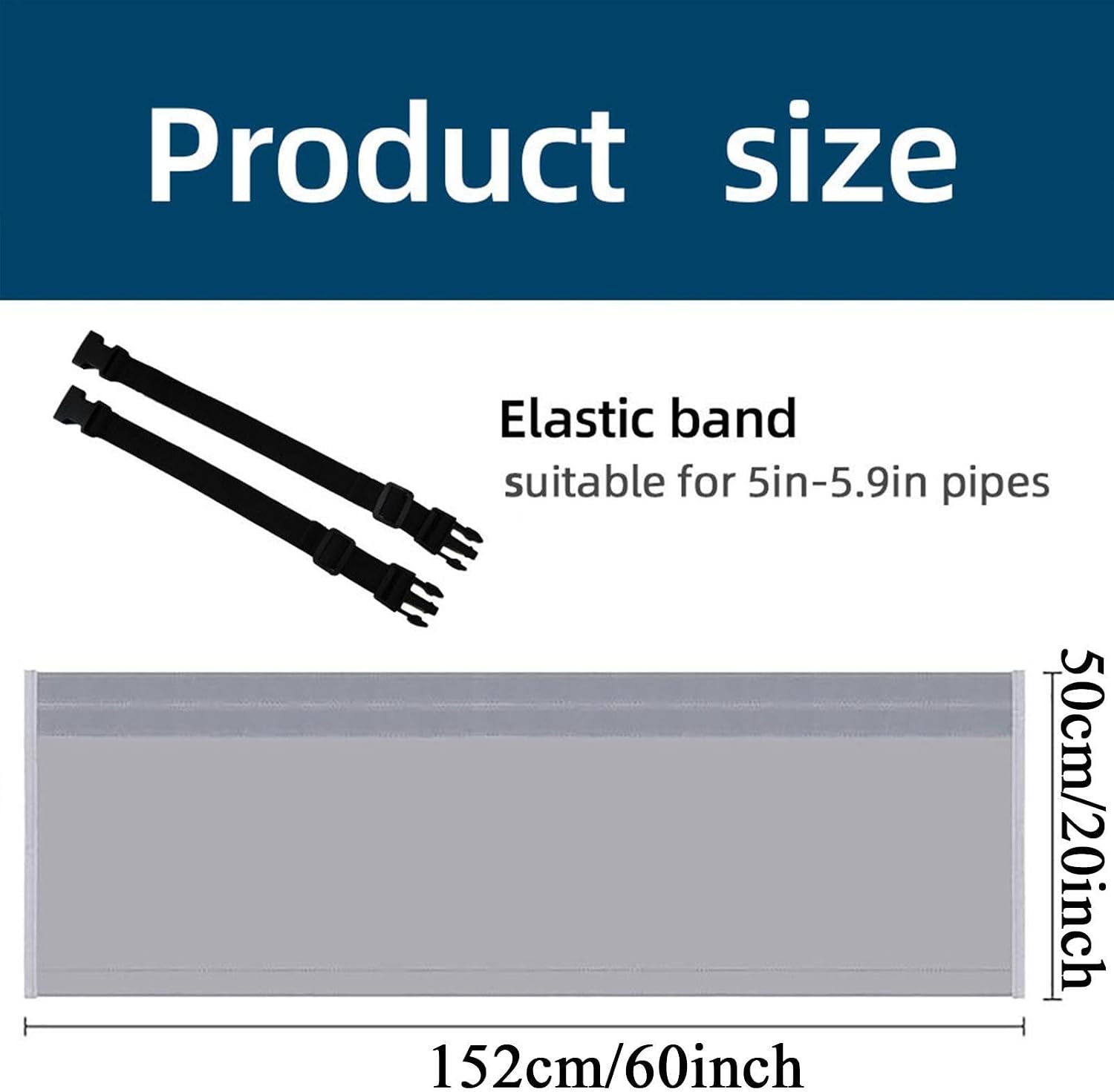  Housse Protectrice Pour Tuyau Du Climatiseur - Anti-Poussière Calorifugé Résistant UV | Manchon Isolant Pour Gaine Climatiseur Portable,Usage Intérieur Extérieur Maison Bureau Garage Chambre Salon