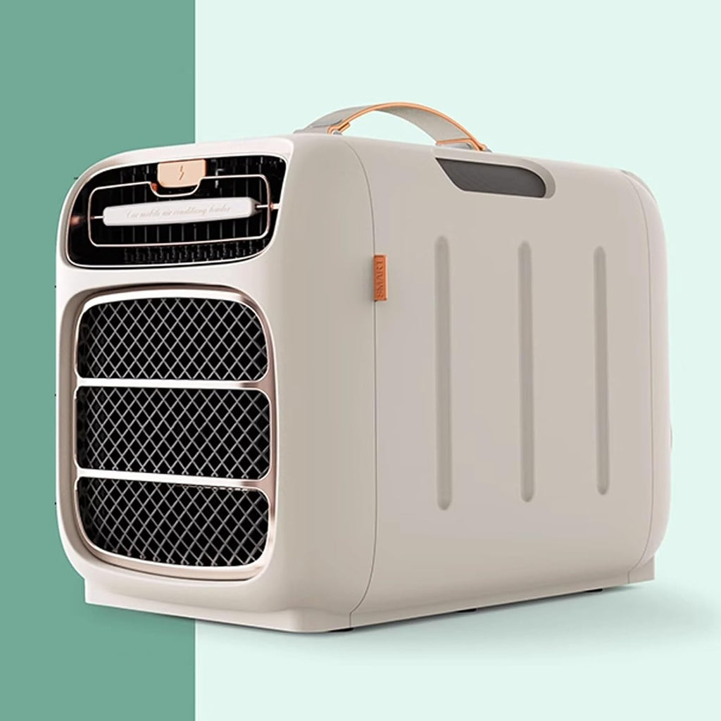  Unité De Climatisation Portable Sans Fenêtre, Refroidissement De Compresseur 420W Pour La Pièce De 10m2, Conception Auto-évaporatrice, 3 Vitesses, Télécommande, Fonctionnement Calme 45dB, Pas De Drain