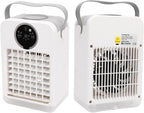  Climatiseur Portable, Humidificateur Refroidisseur D'air Par évaporation 4 En 1, Ventilateur De Refroidissement De Bureau De 700 Ml Avec 3 Vitesses, Veilleuse 7 Couleurs, Télécommande,