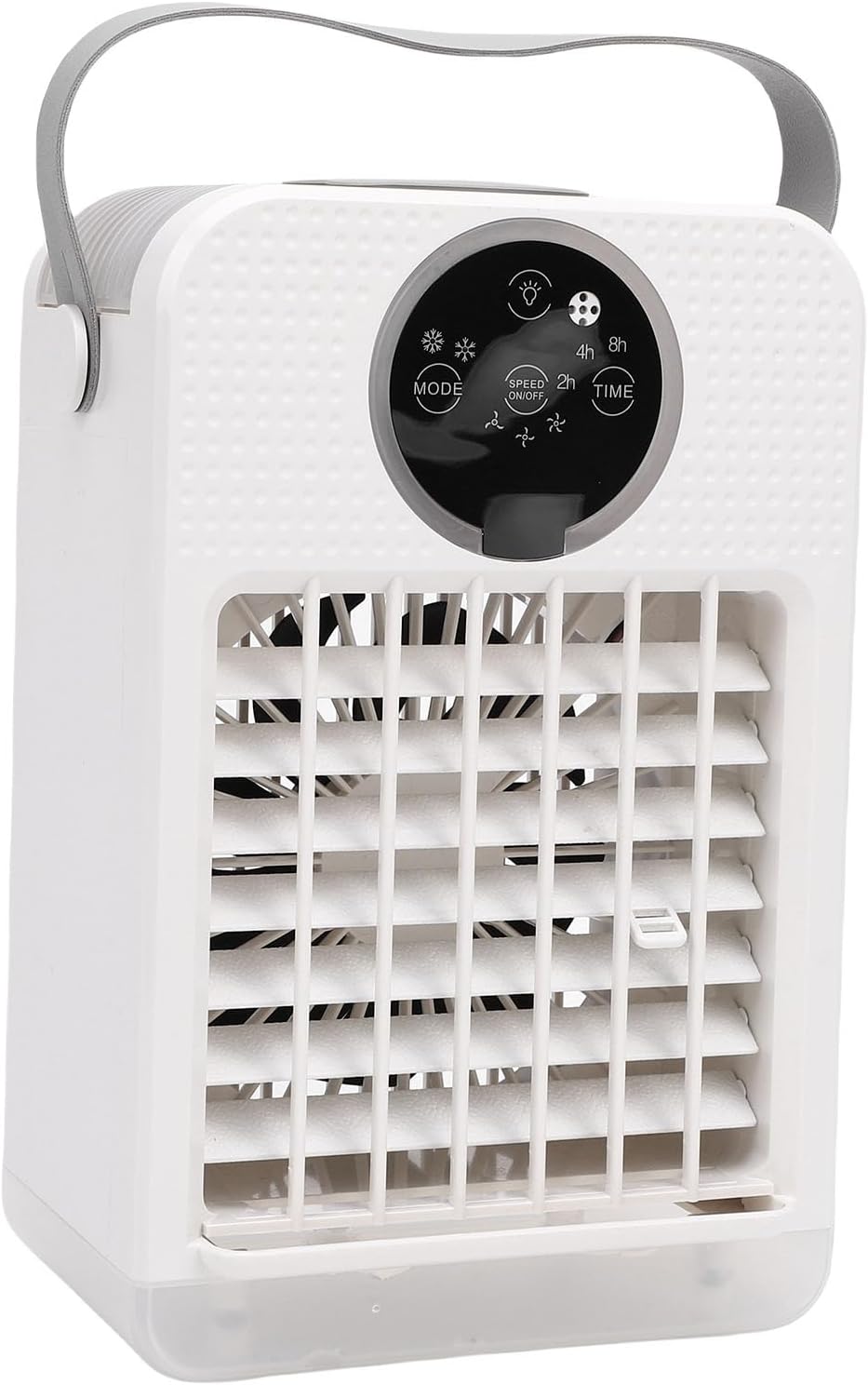  Climatiseur Portable, Humidificateur Refroidisseur D'air Par évaporation 4 En 1, Ventilateur De Refroidissement De Bureau De 700 Ml Avec 3 Vitesses, Veilleuse 7 Couleurs, Télécommande,