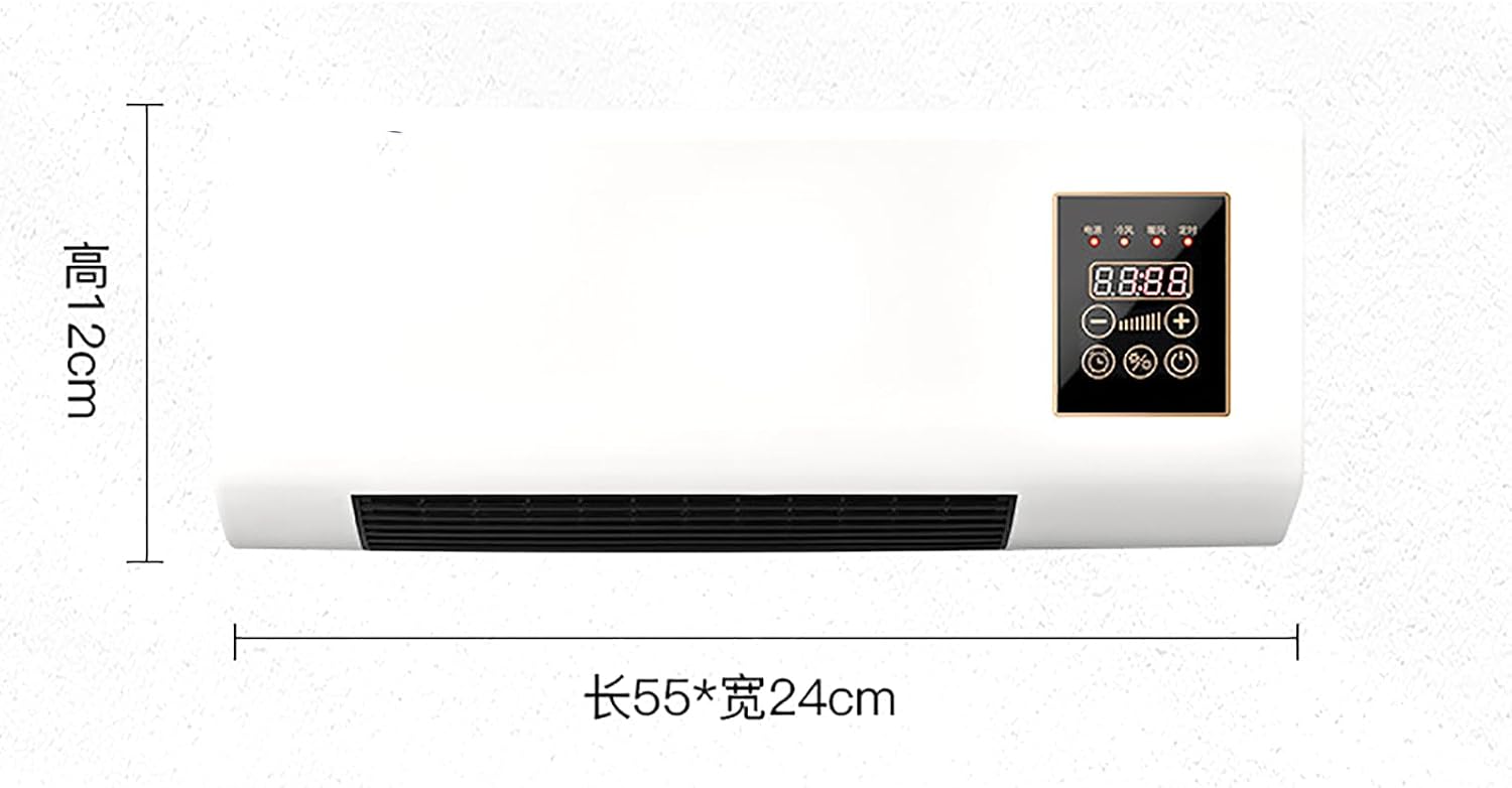  Climatisation Murale Portable 2000 W Avec Télécommande Et Minuterie Intelligente Pour La Maison, Le Bureau Et La Chambre à Coucher