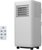  Climatiseur Portable 10 000 BTU, Unité AC 3 En 1 Avec Refroidissement Rapide, économie D'énergie, Télécommande, Minuterie De 24 Heures, Rafraîchit Les Pièces Jusqu'à 450 Mètres Carrés