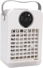  Climatiseur Portable, Humidificateur Refroidisseur D'air Par évaporation 4 En 1, Ventilateur De Refroidissement De Bureau De 700 Ml Avec 3 Vitesses, Veilleuse 7 Couleurs, Télécommande,