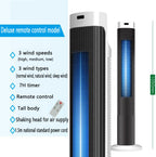 GENERIC Climatiseur Portable 3 En 1, Rafraîchisseur D'air Ultra Silencieux, économie D'énergie, 3 Vitesses Et 3 Modes, Filtre Amovible, écran LED Et Télécommande, Ventilateur Et