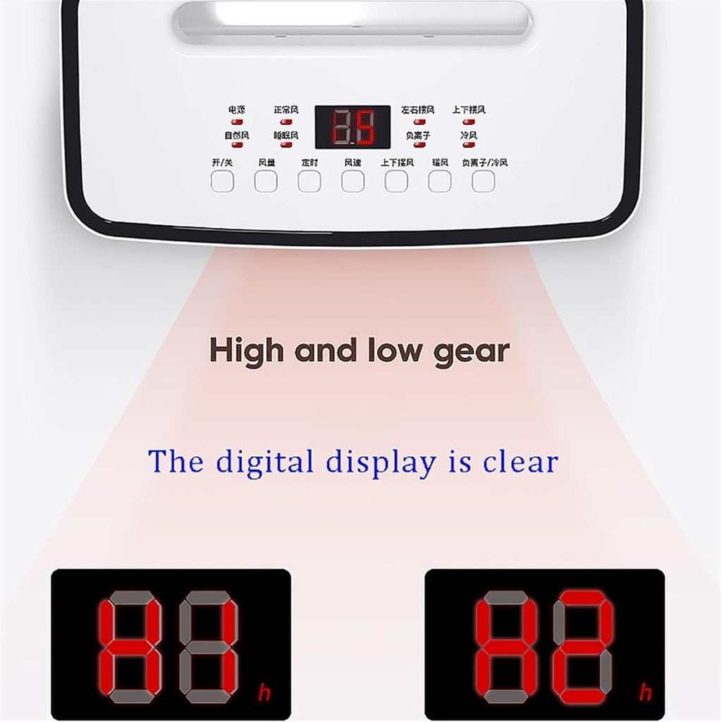 Climatiseur Portable Avec Télécommande, Rafraîchisseur D'air évaporatif 3 En 1 Pour La Maison, Appareil De Chauffage Et De Climatisation Silencieux, Idéal Pour Un Confort Optimal Toute L'année