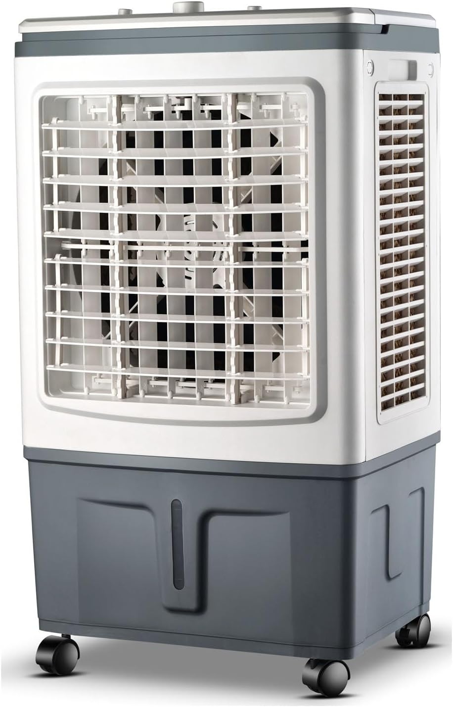  Climatiseur Évaporatif Portable 25L, Refroidisseur D'Air 3-en-1 Avec Télécommande, Écran Tactile, 3 Vitesses, Oscillation Automatique, Minuterie 12H, Silencieux 80W Pour Maison Bureau Chambre