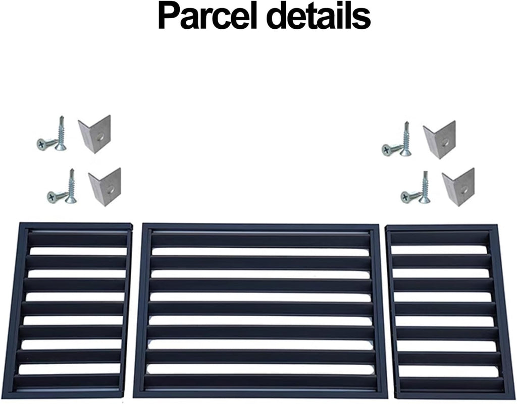  Housse De Protection En Métal Résistante Aux Intempéries Pour Climatiseur Et Climatiseur, 110 X 60 X 80 Cm, Cage Marron Pour Mur Extérieur