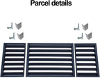  Housse De Protection En Métal Résistante Aux Intempéries Pour Climatiseur Et Climatiseur, 110 X 60 X 80 Cm, Cage Marron Pour Mur Extérieur