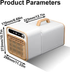  Climatiseur Portable Split, Unité De Climatisation De Camping Silencieux Avec WiFi Et Télécommande, 12H Minuterie, 1303m3/h Airflow, Refroidisseur D'air Sans Tuyau Léger Pour Tente, RV, Camion