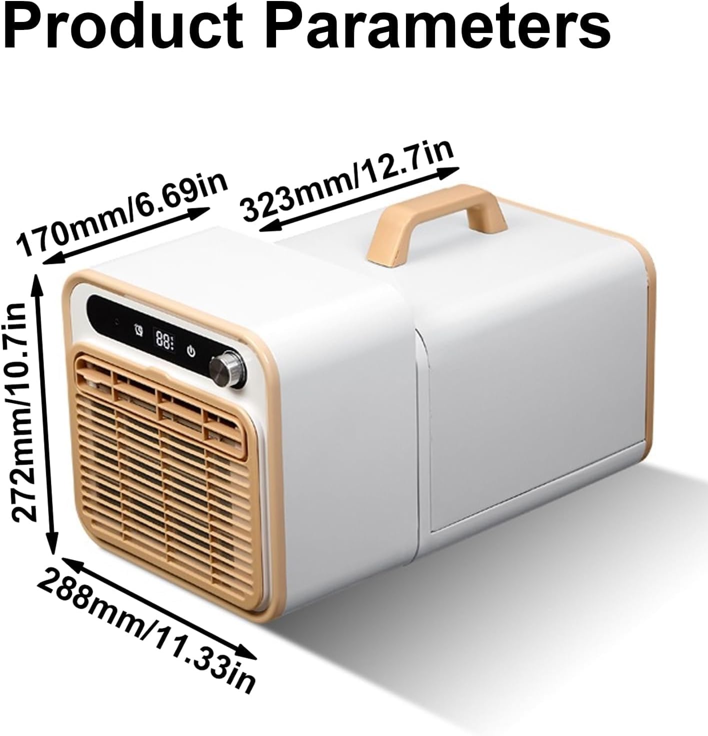  Climatiseur Portable Split, Unité De Climatisation De Camping Silencieux Avec WiFi Et Télécommande, 12H Minuterie, 1303m3/h Airflow, Refroidisseur D'air Sans Tuyau Léger Pour Tente, RV, Camion
