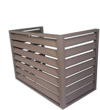  Cache Climatiseur Exterieur Aluminium,caisson Anti Bruit Pompe à Chaleur,cache Clim,Étanche À La Poussière Et À L'eau,Convient Pour L'unité Extérieure Du Climatiseur,White A,100x50x70cm