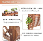 GENERIC Housse De Protection Décorative Imperméable Pour Climatiseur Extérieur, En Bois Massif, Anti-corrosion, Dimensions : 120 X 57 X 100 Cm (L X L X H), Housse Résistante Aux Intempéries