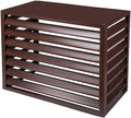 GENERIC Housse De Protection Extérieure En Aluminium Pour Climatiseur Central - Protection Contre Les Intempéries - Marron - 100 X 70 X 50 Cm