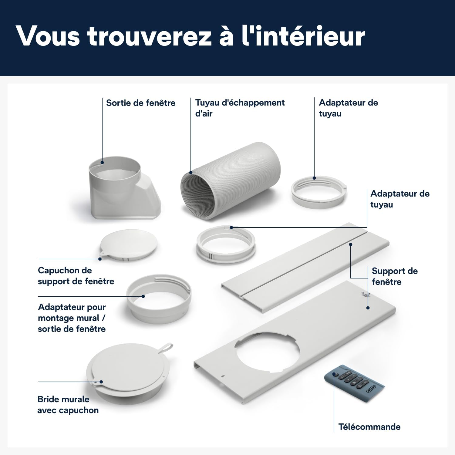  De'Longhi Pinguino Clim Mobile, Pièces Jusqu'à 30m², Déshumidificateur, Mode Ventilation, 10000BTU, Refroidissement Silencieux, Eco Real Feel, Télécommande, Minuterie, Classe Énergie A+++ (PACEX105)
