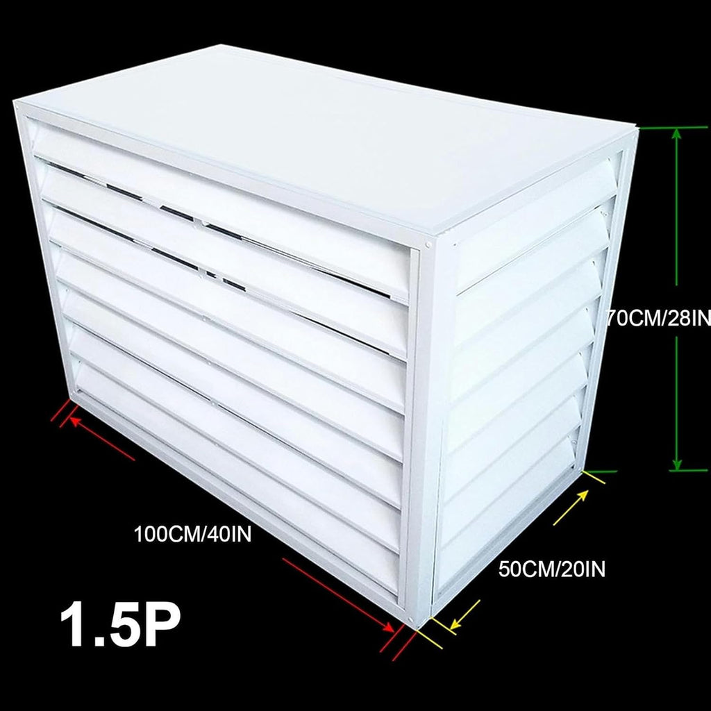 GENERIC Mini Couvercle En Aluminium Pour Climatiseurs Et Pompes à Chaleur, Ionique Pour Unités CVC à Système Divisé