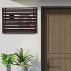 GENERIC Housse En Aluminium Pour Climatiseur – Protection Extérieure Pour Unité De Climatisation, écran Décoratif, Marron (109,2 X 61 X 78,7 Cm), Résistante Aux Intempéries, Clôture élégante Pour Unité De