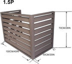  Housse De Protection Pour Climatiseur Mini-Split Extérieur - Résistante Aux Intempéries, Réduction Du Bruit De La Pompe à Chaleur En Aluminium - Idéale Pour Le Support Et