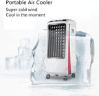  Mute 5l Réservoir D'eau Climatiseur Portable, Refroidisseurs D'air Mécaniques Pour Ventilateur De Climatisation À La Maison Pour Bureau 3 Vitesse Du Vent Ventilateur De Climatiseur De Bureau, 72x30x3