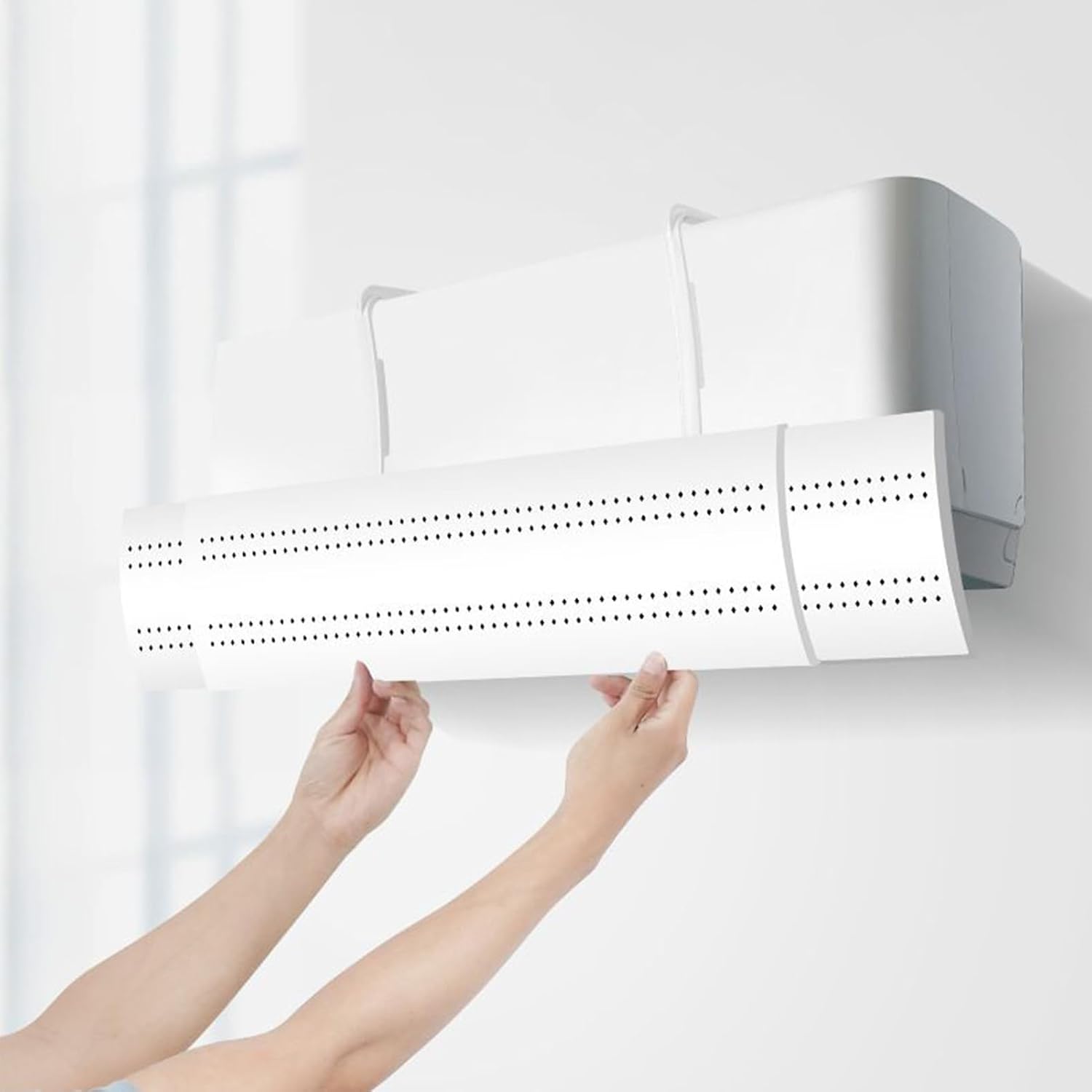  Déflecteur De Climatisation,Déflecteur D'Air Réglable Multi-Position | Coupe-Vent Rétractable Murale Pour Chambre Maison Bureau Temps Chaud