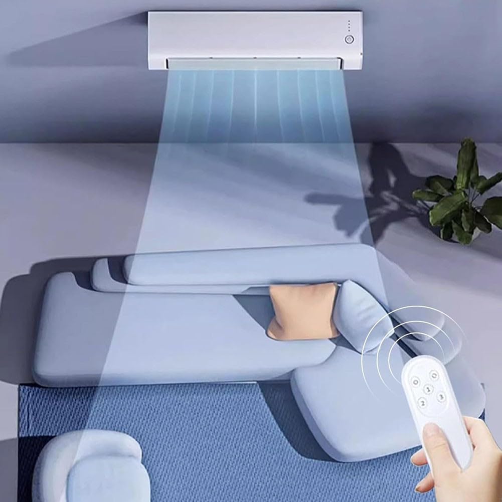  Climatiseur Mural Sans Fil, Sans Perçage, Portable Et économe En énergie Pour La Maison Et Le Bureau, Design Compact Avec Télécommande (climatiseur)