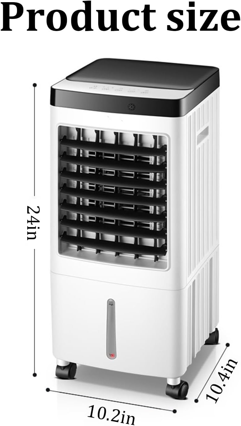  Climatiseur Portable, Petit Refroidisseur D'air De Réfrigération à Trois Vitesses De Vent Réglables, Climatiseur Intérieur Avec Minuterie De 7 Heures, Pratique à Déplacer,pour Chambres à Coucher, Sal