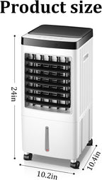  Climatiseur Portable, Petit Refroidisseur D'air De Réfrigération à Trois Vitesses De Vent Réglables, Climatiseur Intérieur Avec Minuterie De 7 Heures, Pratique à Déplacer,pour Chambres à Coucher, Sal