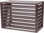  Housse De Protection En Aluminium Pour Climatiseur Extérieur, Housse Imperméable 110 X 60 X 80 Cm, Résistante Aux Intempéries, Protection UV, Convient Aux Unités AC Divisées, Couleur A