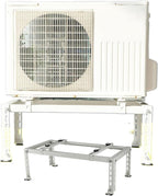  Support Universel AC – Support De Montage Pour Climatiseur Sans Perçage, Capacité De Charge De 204 Kg Avec Système De Nivellement Compatible Avec Les Pompes à Chaleur Et AC Sans Conduit.