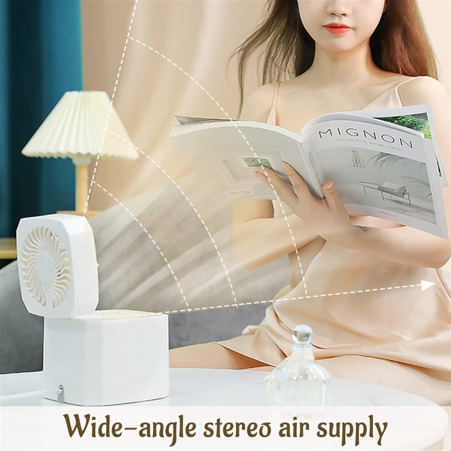  DieffematicKTY Climatiseur Mobile Portable Air Conditioner Fan Small Heater Fan Adjustable For Room Home Office