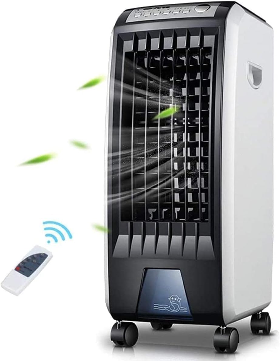 GENERIC Climatiseur Portable Refroidisseur Climatiseur Mobile Sans Tuyau Climatiseur Portable Ventilateur De Refroidissement à Eau Silencieux Ventilateur De Climatisation 3 Vitesses Du Vent Mobile Petit