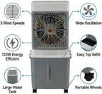 GENERIC Climatiseurs Portables Refroidisseur D'air évaporatif Refroidisseur D'air Portable Unité De Climatisation Pour Ventilateur De Refroidissement Sans Fenêtre De Chambre Qui Soufflent D'air Froid Avec 32L