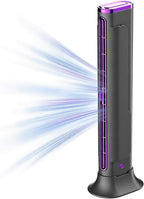  Ventilateur De Climatiseur De Refroidissement Portable – Refroidisseur D'air Sans Lame Rechargeable Par USB, Ventilateur Électrique De Conception De Tour De Support | Utilisation Du Dispositif De Refr