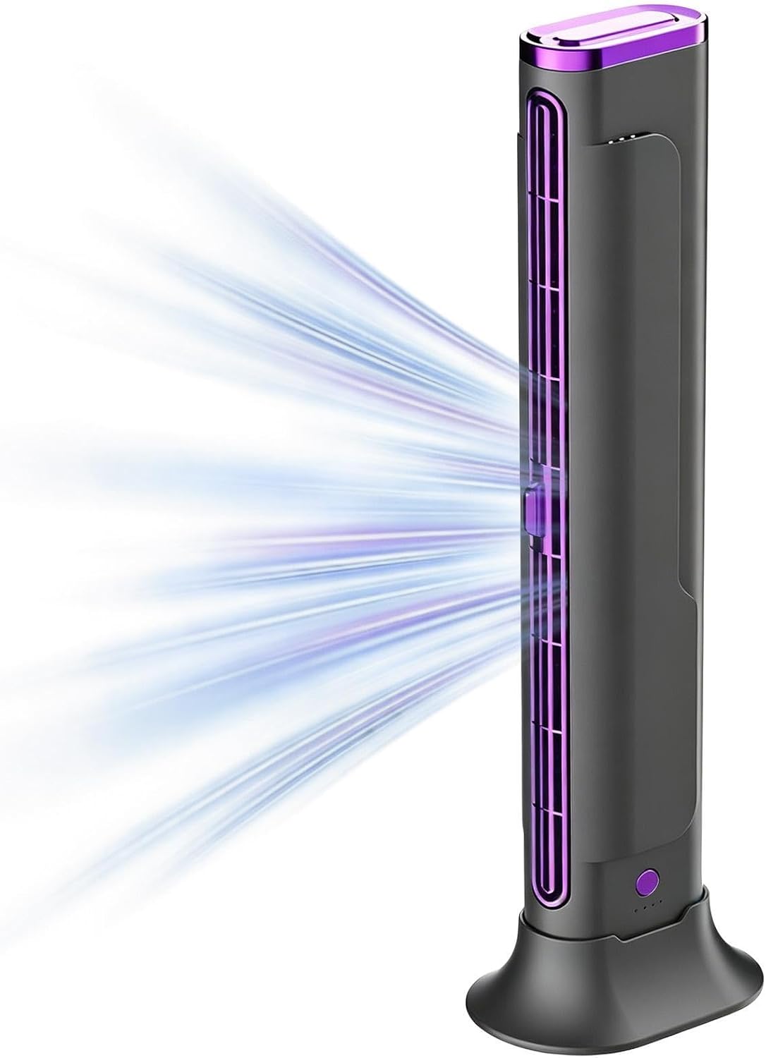  Ventilateur De Climatiseur De Refroidissement Portable – Refroidisseur D'air Sans Lame Rechargeable Par USB, Ventilateur Électrique De Conception De Tour De Support | Utilisation Du Dispositif De Refr