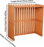 GENERIC Écran De Clôture Robuste Pour Climatiseur Extérieur Et Protection - Vert - Taille De L'insert - Couvertures De Climatisation Pour L'extérieur Pour Cacher La Housse De Protection Du Condensateur