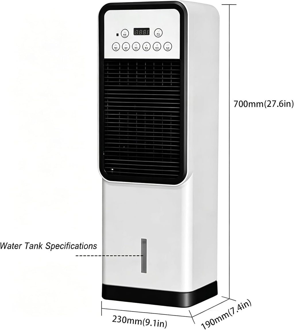  Climatiseur De Refroidissement Et De Chauffage Portable 12 000 Btu, Refroidisseur Par évaporation De Classe énergétique A Avec Télécommande Pour Chambre à Coucher, Bureau