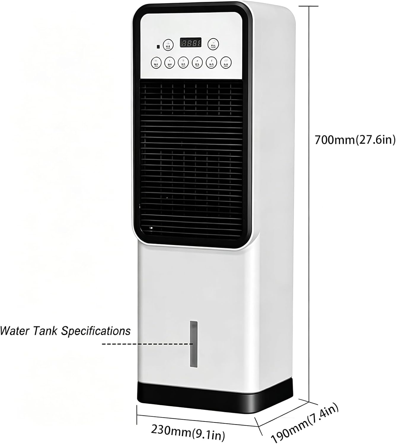  Climatiseur De Refroidissement Et De Chauffage Portable 12 000 Btu, Refroidisseur Par évaporation De Classe énergétique A Avec Télécommande Pour Chambre à Coucher, Bureau