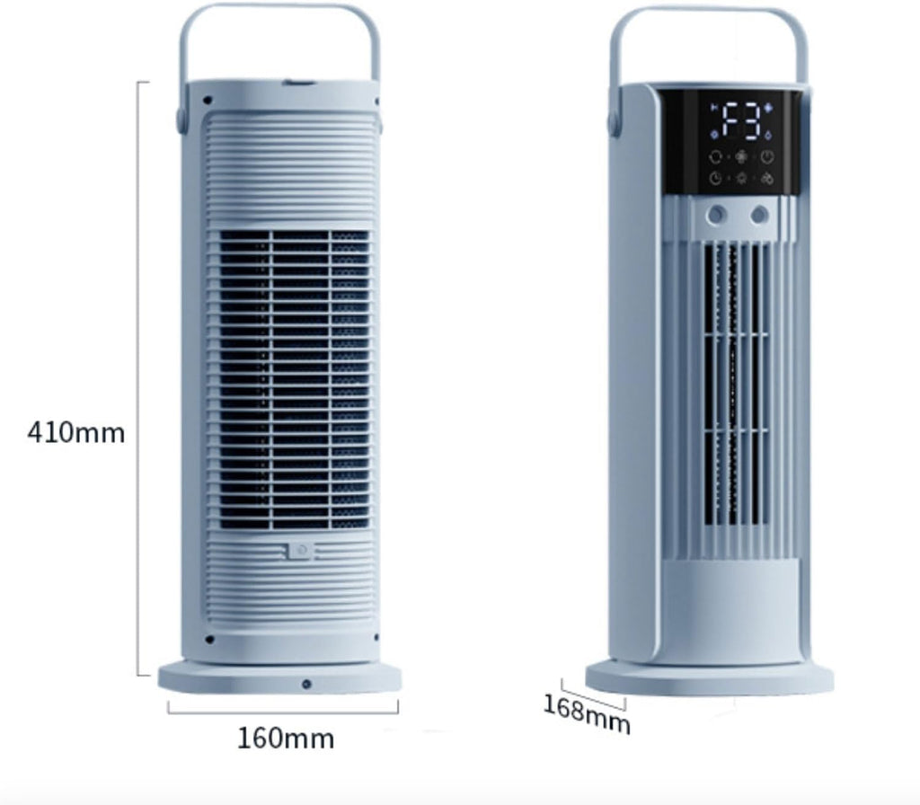 GENERIC Ventilateur De Refroidisseur D'air Portable 180 évaporatif Oscillant Avec Humidificateur De Brime à Télécommande Pour La Chambre Bureau Chambre Silencieuse 3 Vitesses Économie D'énergie Conception Com