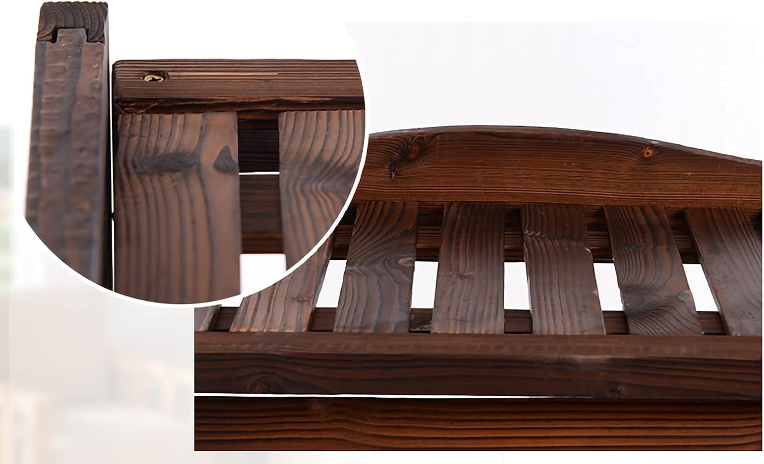  Housse Climatiseur Extérieur Couverture,Housse De Climatiseur En Bois Housse De Climatiseur Rustique Support De Plante En Bois, Couverture De Radiateur De Cadre De Support De Climatisation Extéri