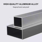 GENERIC Housse En Aluminium Pour Unité De Climatisation - Résistant Aux Intempéries - Pour Pompe à Chaleur - Réduction Du Bruit - Gris - 100 X 50 X 70 Cm - Protection Pour Climatiseurs Et Unités Extérieures