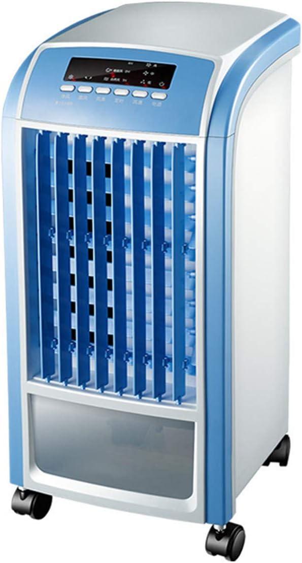  Climatiseur Portable Rafraîchisseur D'air Ventilateur 3 Vitesses Faible Consommation Réservoir D'eau De Compact Gaz Naturel (Contrôle à Distance)