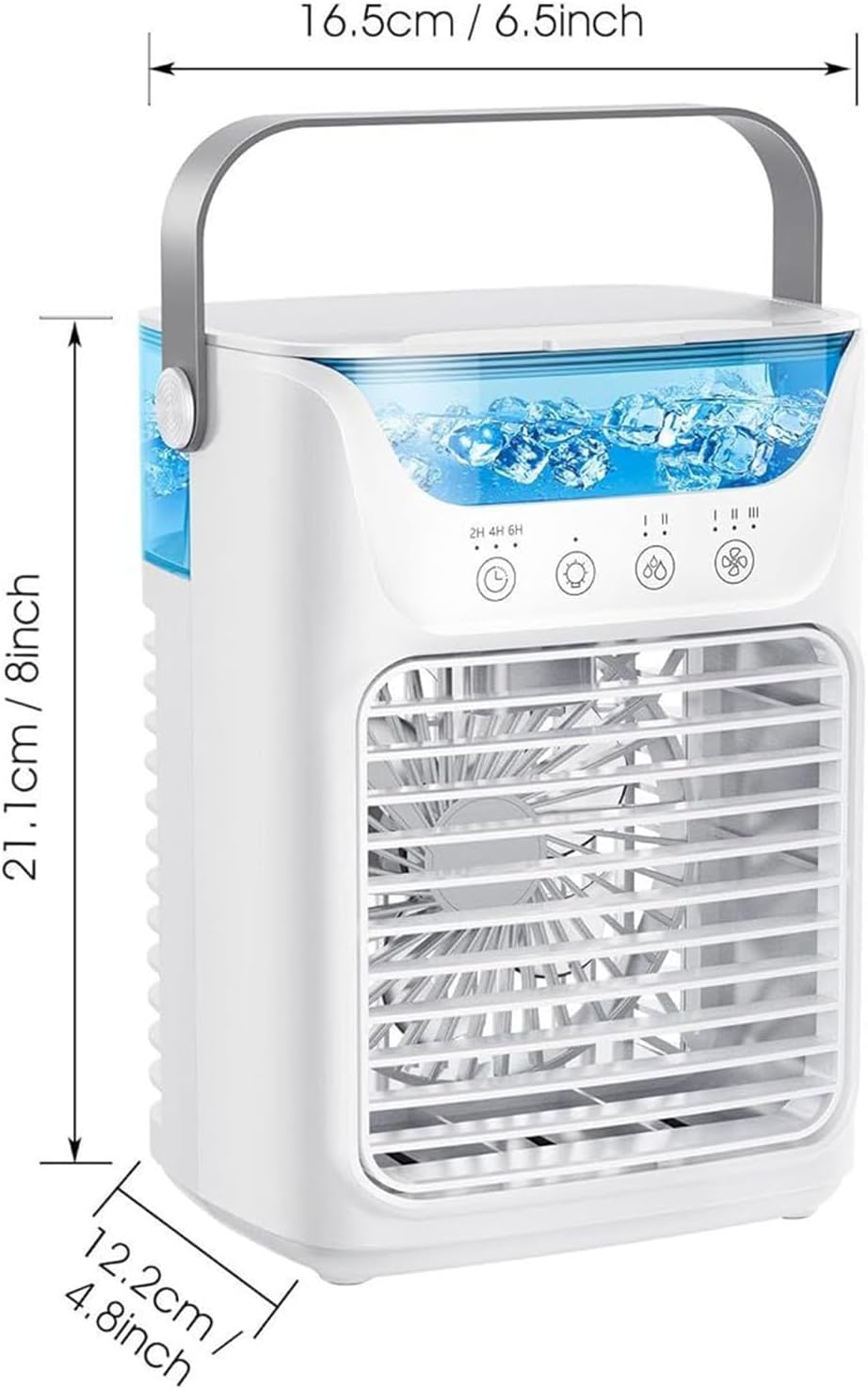  Ventilateur Rafraîchisseur D'Air Personnel | Ventilateur Portable Avec Réservoir D'Eau - Appareil Rafraîchissant D'Été Avec 2 Modes De Brumisation Pour Bureaux Chevet Dortoir Table Chambre Salle Patio