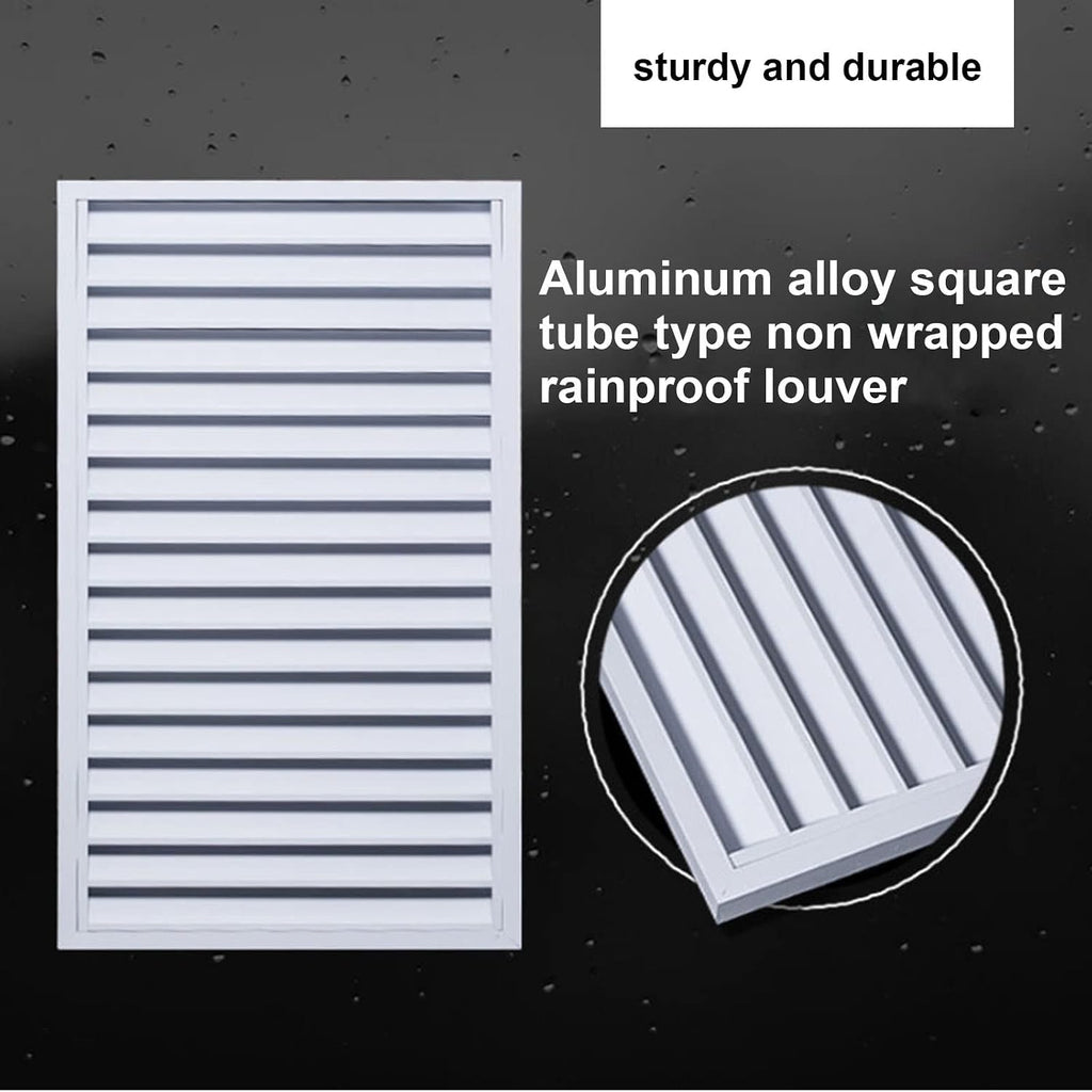 GENERIC Housse D'extérieur Pour Climatiseur – Protection En Aluminium Résistant Aux Intempéries Pour Unités Extérieures Et Pompes à Chaleur Pour Dissimuler Le Matériau Extérieur Protège Contre Les éléments