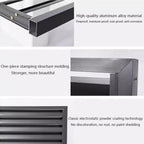  Housse De Climatiseur D'extérieur Résistante Aux Intempéries – Bouclier De Pompe à Chaleur En Aluminium Pour Une Protection Contre Le Bruit Et Une Performance Optimale – Élégant Et Design