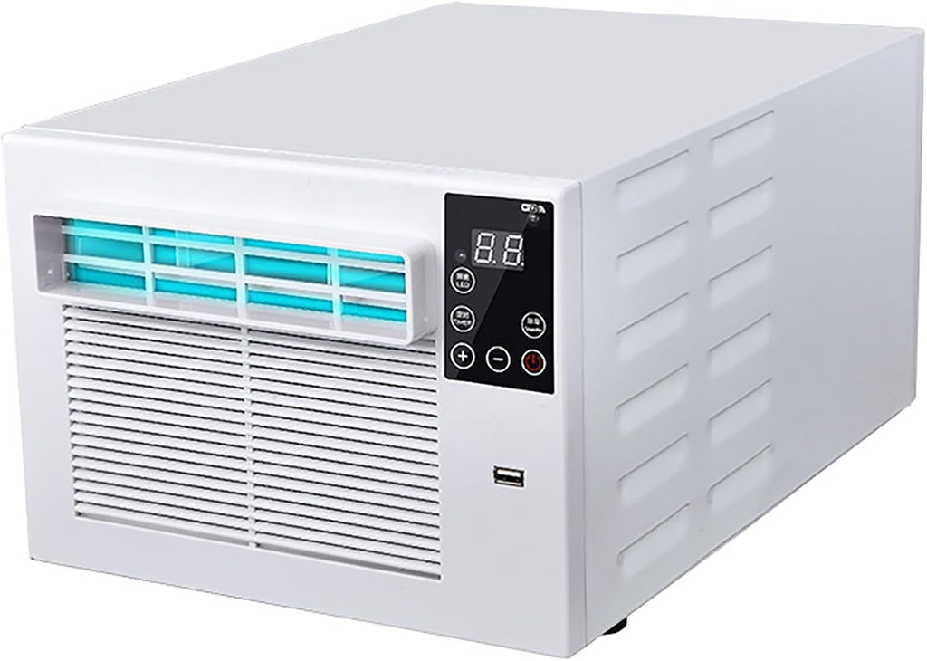  280W Unité De Climatisation Portable, 1876 BTU Refroidissement Rapide Et Déshumidificateur, Mini A/C Silencieux Pour Les Petites Pièces, Dortoirs, Bureaux, Pas D'installation Requise, Déplacement Faci