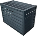 GENERIC Housse De Protection Décorative En Alliage D'aluminium Pour Climatiseur, Condensateurs Et Pompes à Chaleur, Résistant Aux Intempéries Pour Une Durabilité Accrue