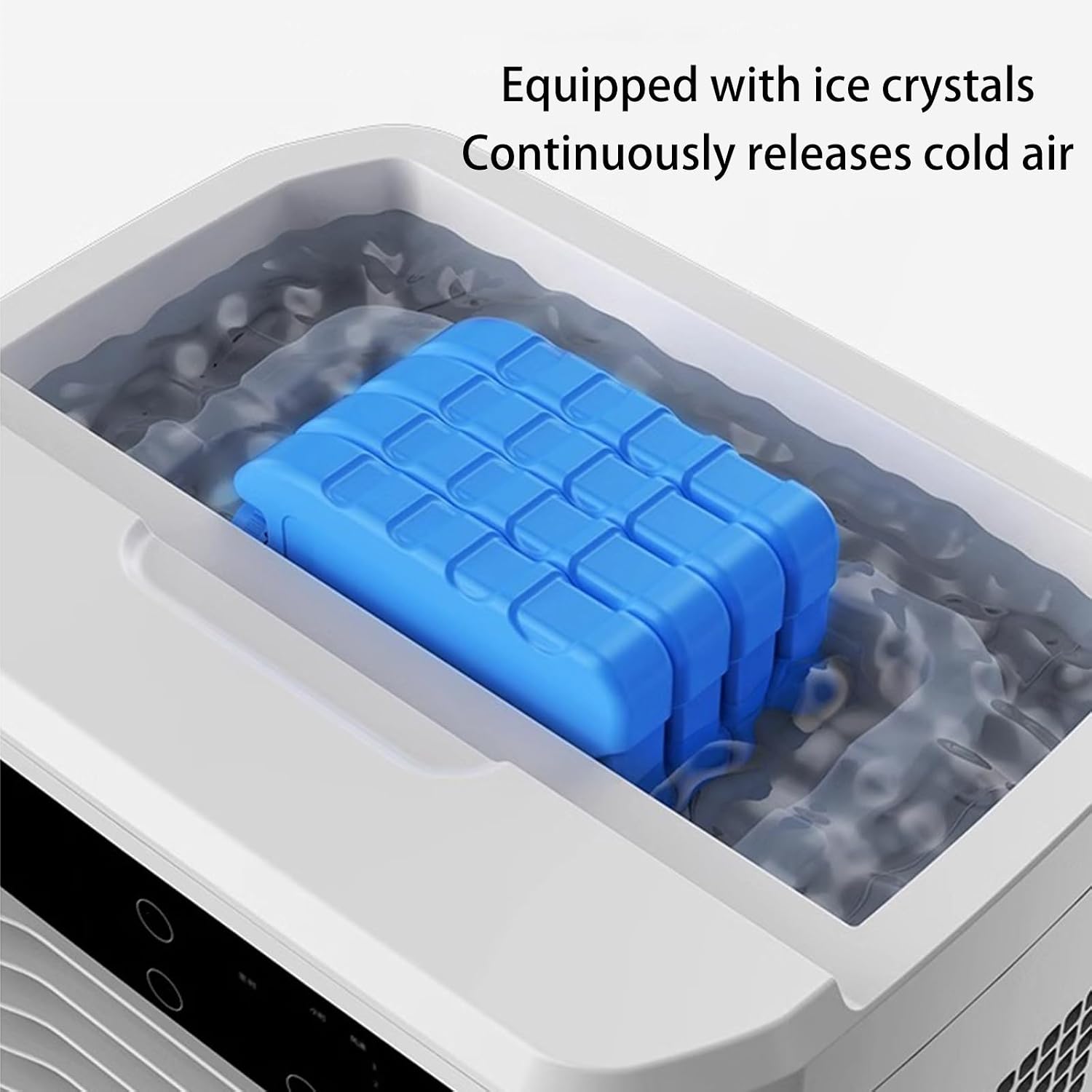  Climatiseur Sans Fenêtre, Refroidisseur D'air Par Évaporation Avec 3 Vitesses Et Grand Réservoir D'eau, Refroidisseur De Marais Portable Pour Chambre Et Bureau
