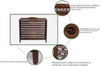  Housse Climatiseur Extérieur Couverture,Housse De Climatiseur En Bois Housse De Climatiseur Rustique Support De Plante En Bois, Couverture De Radiateur De Cadre De Support De Climatisation Extéri